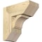 Ekena Millwork Imperial Slat Rough Sawn Bracket w/ Offset Brace, Douglas Fir, 8"W x 18"D x 18"H BKT0806X18X18IMP06RDF - alternate 1